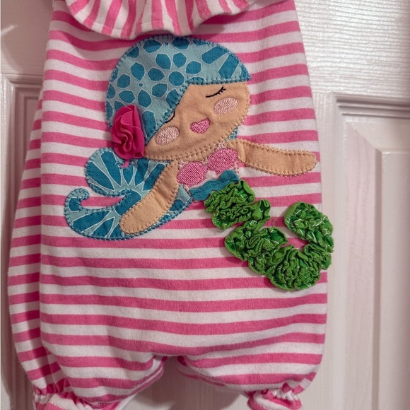 Mudpie Mermaid Romper - Picture 5 of 8